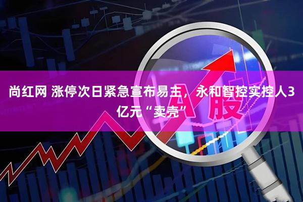 尚红网 涨停次日紧急宣布易主，永和智控实控人3亿元“卖壳”